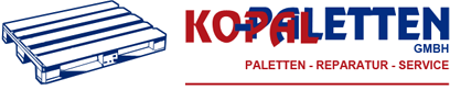 „KO-Paletten“-Logo, zur Startseite